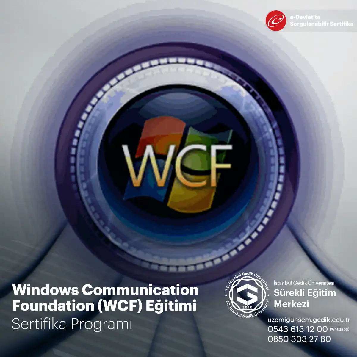Windows Communication Foundation (WCF) Eğitimi Sertifika Programı